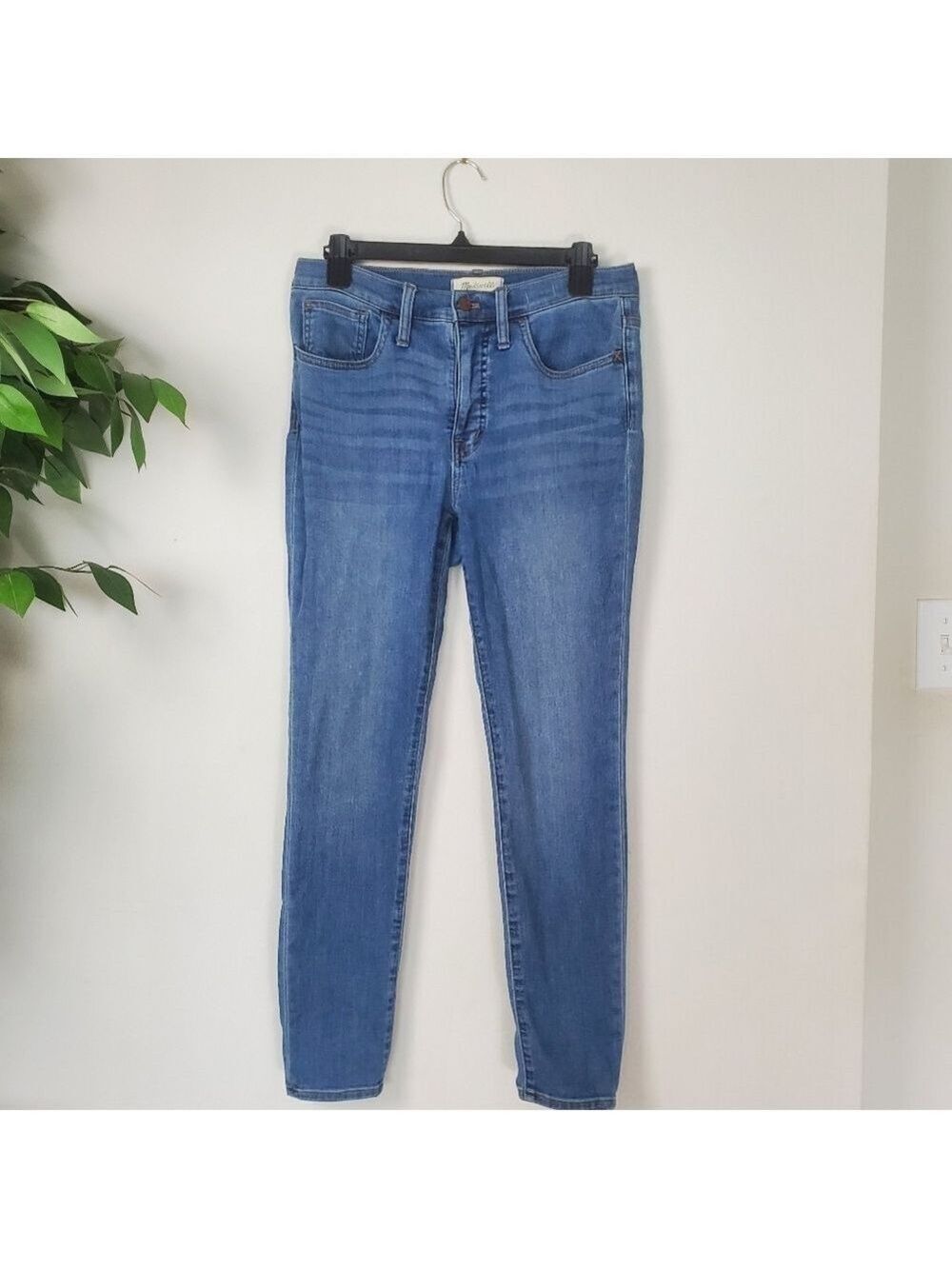 Madewell 9" Mid Rise Skinny Classic Blue Women's Jeans Size 28